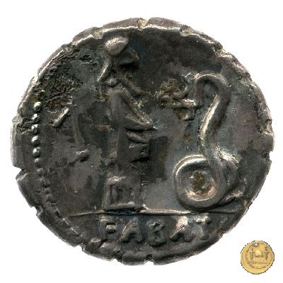 412/1 - denario L. Roscius Fabatus 64 BC (Roma)