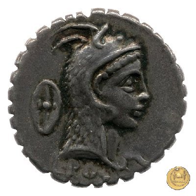 412/1 - denario L. Roscius Fabatus 64 BC (Roma)