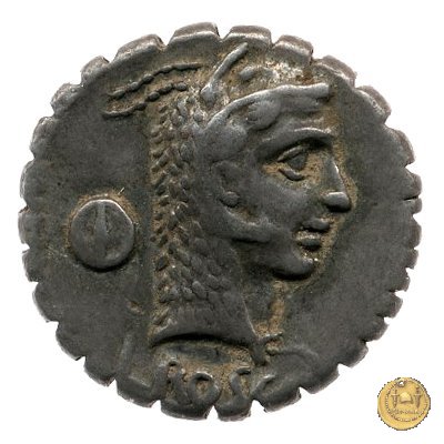 412/1 - denario L. Roscius Fabatus 64 BC (Roma)