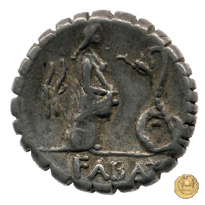 412/1 - denario L. Roscius Fabatus 64 BC (Roma)