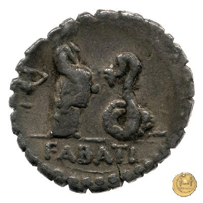 412/1 - denario L. Roscius Fabatus 64 BC (Roma)