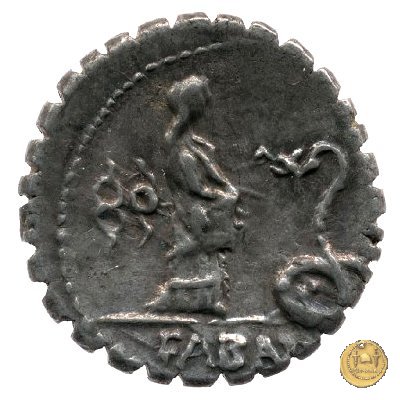 412/1 - denario L. Roscius Fabatus 64 BC (Roma)