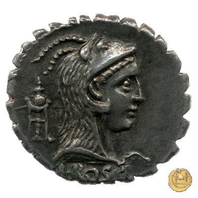 412/1 - denario L. Roscius Fabatus 64 BC (Roma)