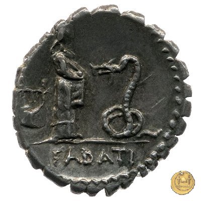 412/1 - denario L. Roscius Fabatus 64 BC (Roma)