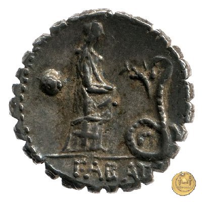 412/1 - denario L. Roscius Fabatus 64 BC (Roma)