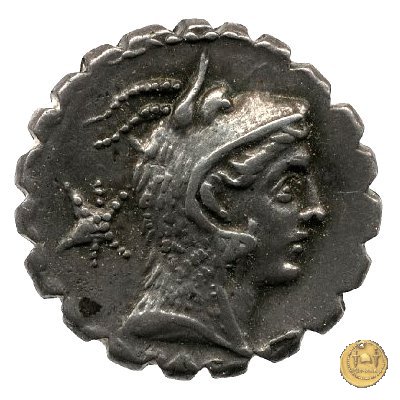 412/1 - denario L. Roscius Fabatus 64 BC (Roma)