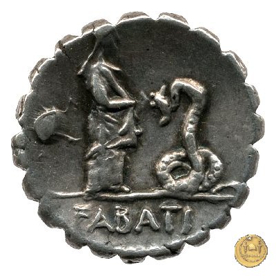 412/1 - denario L. Roscius Fabatus 64 BC (Roma)