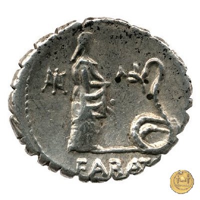 412/1 - denario L. Roscius Fabatus 64 BC (Roma)