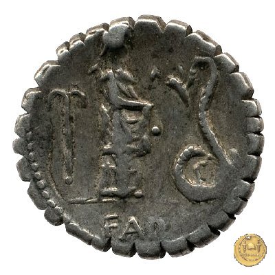 412/1 - denario L. Roscius Fabatus 64 BC (Roma)