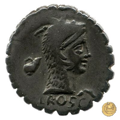 412/1 - denario L. Roscius Fabatus 64 BC (Roma)