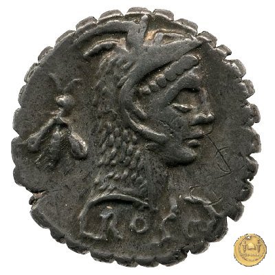 412/1 - denario L. Roscius Fabatus 64 BC (Roma)