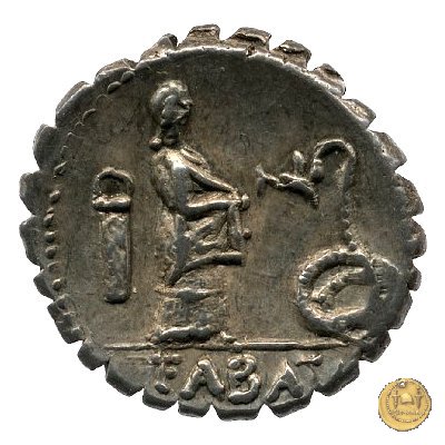 412/1 - denario L. Roscius Fabatus 64 BC (Roma)