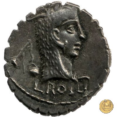 412/1 - denario L. Roscius Fabatus 64 BC (Roma)