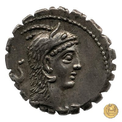 412/1 - denario L. Roscius Fabatus 64 BC (Roma)