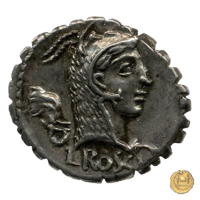 412/1 - denario L. Roscius Fabatus 64 BC (Roma)