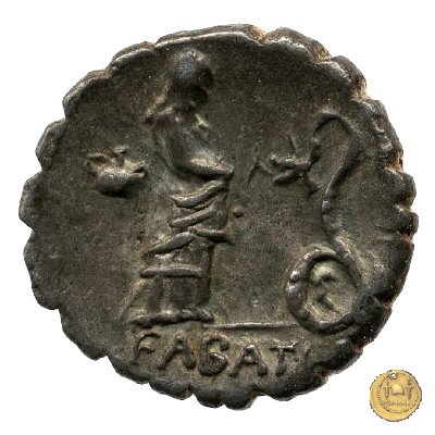 412/1 - denario L. Roscius Fabatus 64 BC (Roma)