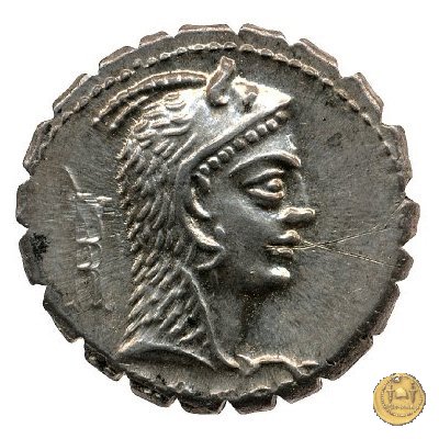 412/1 - denario L. Roscius Fabatus 64 BC (Roma)