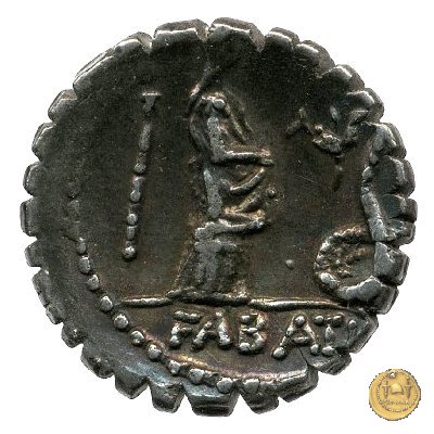 412/1 - denario L. Roscius Fabatus 64 BC (Roma)