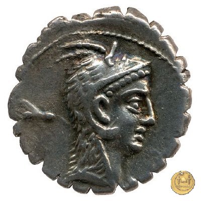 412/1 - denario L. Roscius Fabatus 64 BC (Roma)