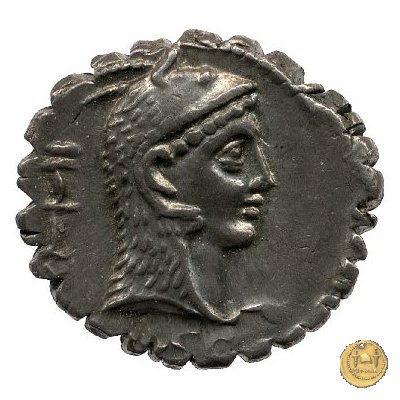 412/1 - denario L. Roscius Fabatus 64 BC (Roma)