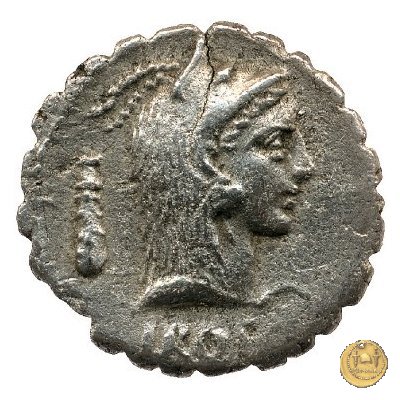 412/1 - denario L. Roscius Fabatus 64 BC (Roma)