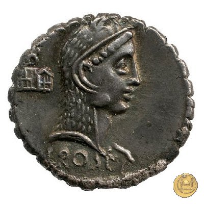 412/1 - denario L. Roscius Fabatus 64 BC (Roma)