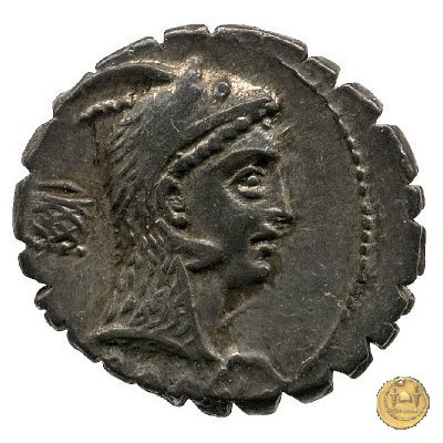 412/1 - denario L. Roscius Fabatus 64 BC (Roma)