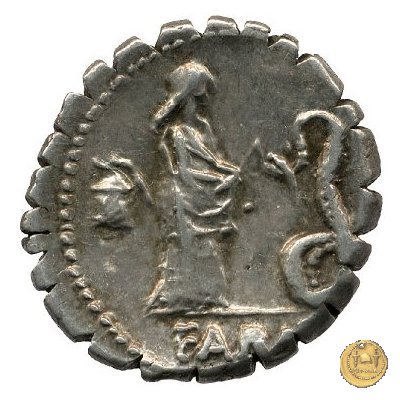 412/1 - denario L. Roscius Fabatus 64 BC (Roma)