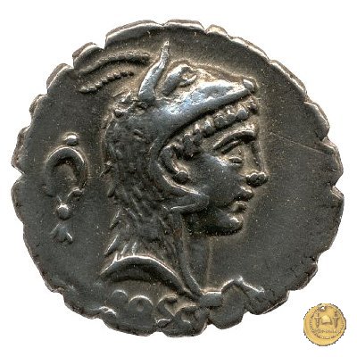 412/1 - denario L. Roscius Fabatus 64 BC (Roma)