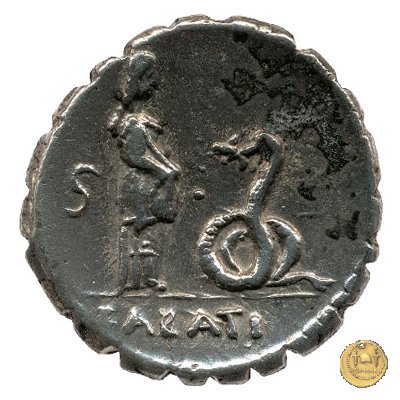 412/1 - denario L. Roscius Fabatus 64 BC (Roma)