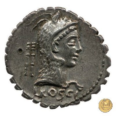 412/1 - denario L. Roscius Fabatus 64 BC (Roma)