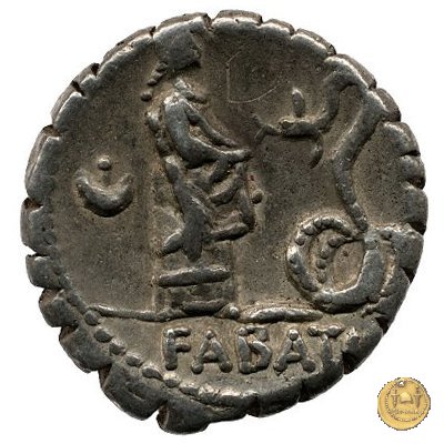 412/1 - denario L. Roscius Fabatus 64 BC (Roma)