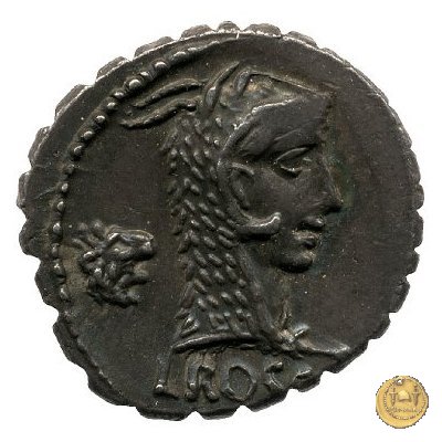 412/1 - denario L. Roscius Fabatus 64 BC (Roma)