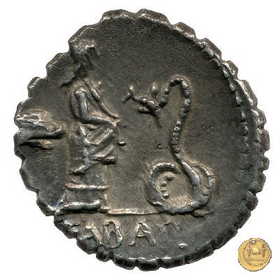 412/1 - denario L. Roscius Fabatus 64 BC (Roma)