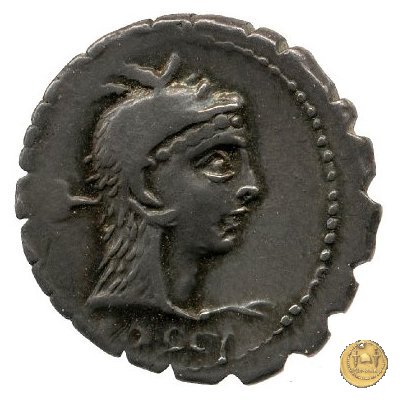 412/1 - denario L. Roscius Fabatus 64 BC (Roma)