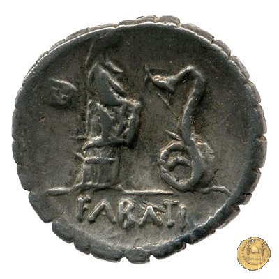 412/1 - denario L. Roscius Fabatus 64 BC (Roma)