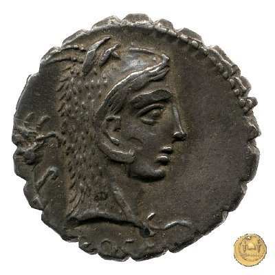 412/1 - denario L. Roscius Fabatus 64 BC (Roma)