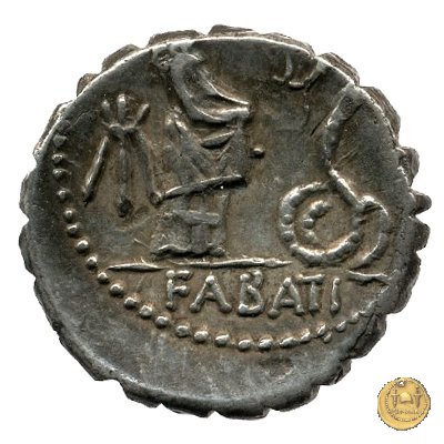 412/1 - denario L. Roscius Fabatus 64 BC (Roma)