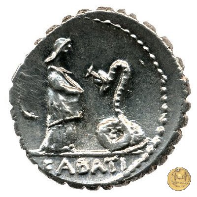 412/1 - denario L. Roscius Fabatus 64 BC (Roma)