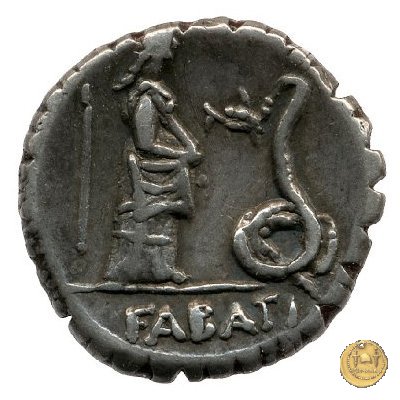 412/1 - denario L. Roscius Fabatus 64 BC (Roma)