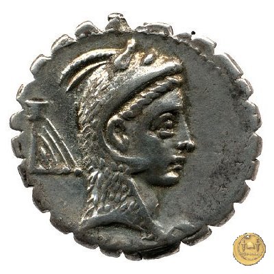 412/1 - denario L. Roscius Fabatus 64 BC (Roma)