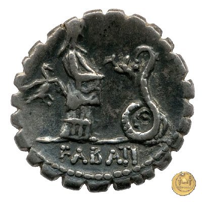 412/1 - denario L. Roscius Fabatus 64 BC (Roma)