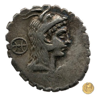 412/1 - denario L. Roscius Fabatus 64 BC (Roma)