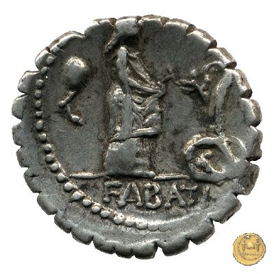 412/1 - denario L. Roscius Fabatus 64 BC (Roma)