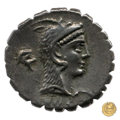 412/1 - denario L. Roscius Fabatus 64 BC (Roma)