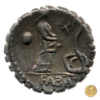 412/1 - denario L. Roscius Fabatus 64 BC (Roma)