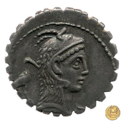 412/1 - denario L. Roscius Fabatus 64 BC (Roma)