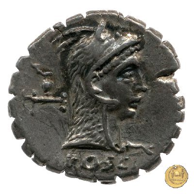 412/1 - denario L. Roscius Fabatus 64 BC (Roma)