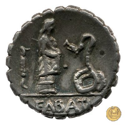 412/1 - denario L. Roscius Fabatus 64 BC (Roma)