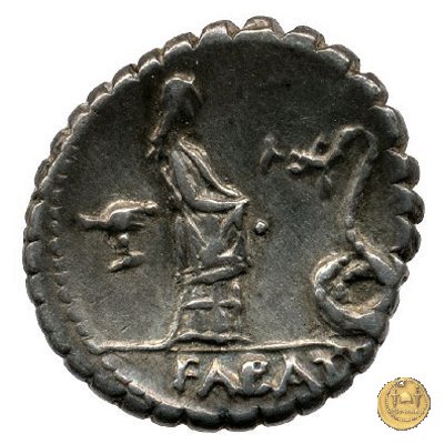 412/1 - denario L. Roscius Fabatus 64 BC (Roma)